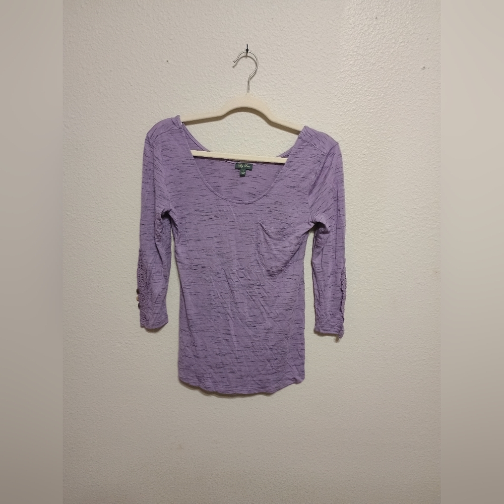 Lily Rose Lavender Long Sleeve Top